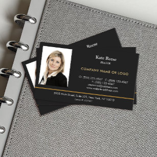 Add Photo Insert Real Estate Professional Magnetic Business Card