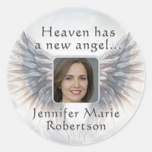 Add Photo   Memorabilia Classic Round Sticker