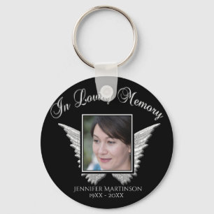 Add Photo Memorial in Loving Memory Key Ring