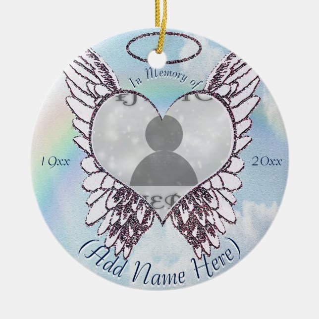 Add Photo | Memorial Ornament (Front)