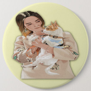 Add Photo Personalise 6 Cm Round Badge