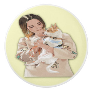Add Photo Personalise Ceramic Knob