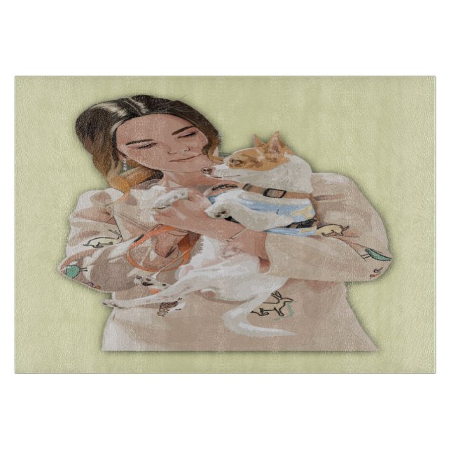 Add Photo Personalise Cutting Board (Front)