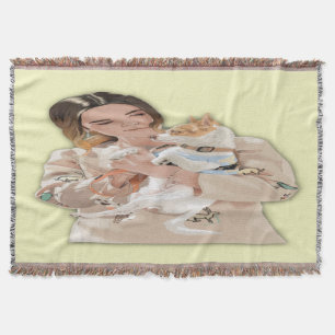 Add Photo Personalise Throw Blanket