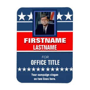 Add Photo Political Campaign Magnet