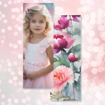 Add Photo Pretty In Pink Double Sided Floral