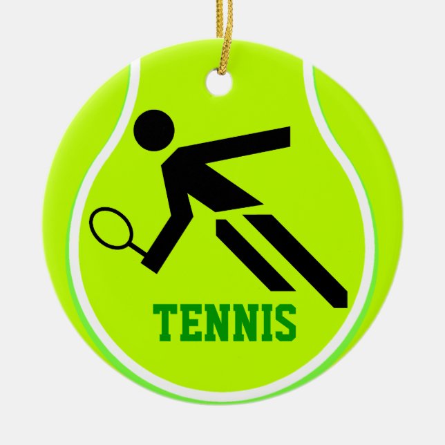 Add Photo Tennis Champs Ornament (Front)