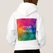 Add Photo Text Kids Boys Double Sided Template (Back)