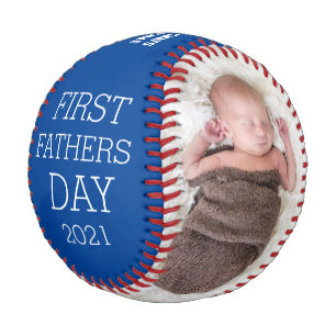 Add Photo to First Fathers Day Baseball
