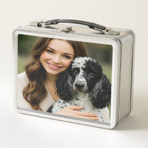 Add Poddle Photo Personalise Customise Metal Lunch Box