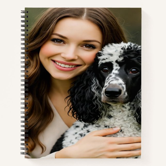 Add Poddle Photo Personalise Customise Notebook (Front)