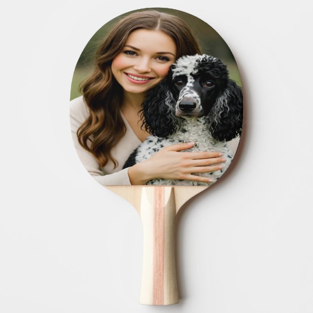 Add Poddle Photo Personalise Customise Ping Pong Paddle (Front)
