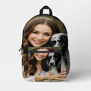 Add Poddle Photo Personalise Customise Printed Backpack