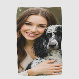Add Poddle Photo Personalize Customize Golf Towel