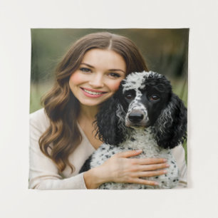Add Poddle Photo Personalize Customize Tapestry