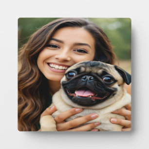 Add Pug Photo Personalise Customise Plaque