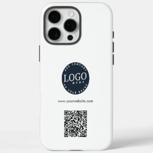 Add QR Code Business Logo and Website Modern iPhone 16 Pro Max Case