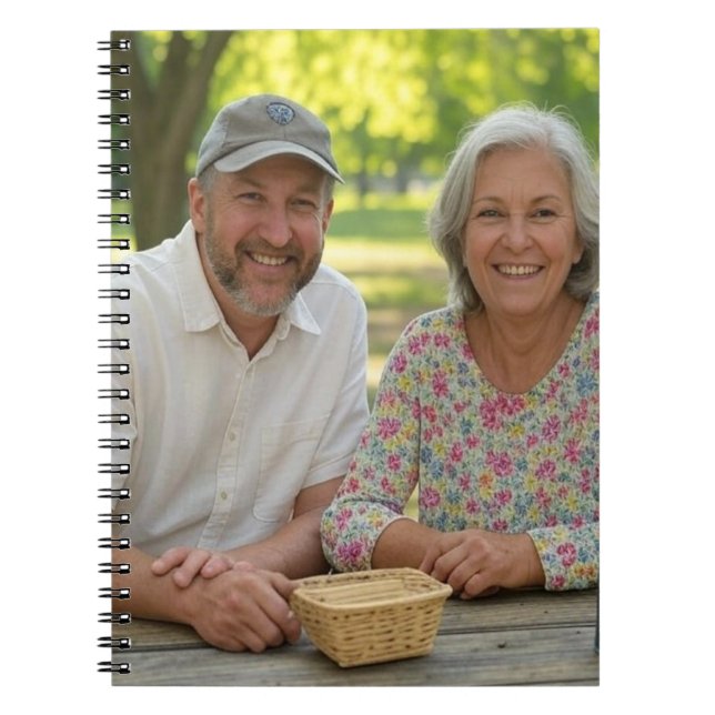 Add Retired Photo Customise Notebook (Front)