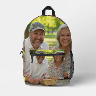 Add Retired Photo Customise Printed Backpack