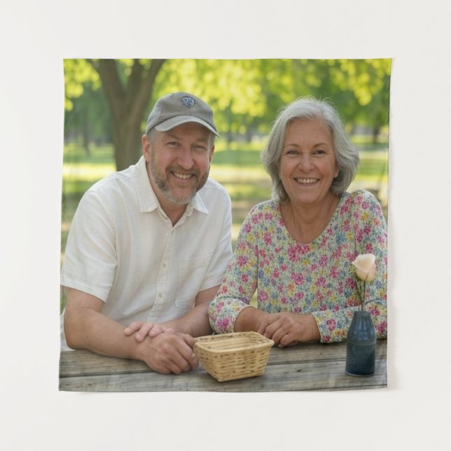 Add Retired Photo Customise Tapestry (Front)