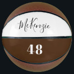 Add Script Name and Player Number Custom Basketball<br><div class="desc">Great gift for a basketball fan and you can easily add a name and the player number by clicking the "Personalise" button. Make it special and unique</div>