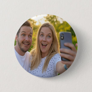Add Selfie Customise 6 Cm Round Badge
