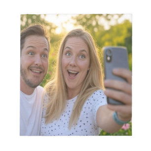 Add Selfie Customise Notepad