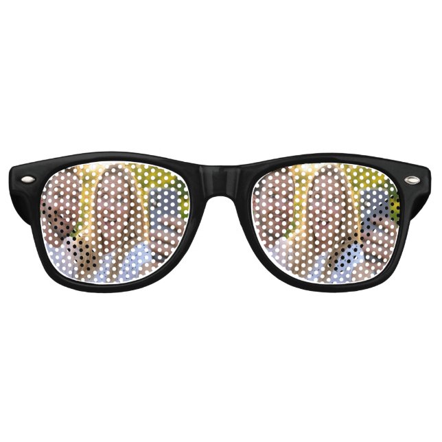 Add Selfie Customise Retro Sunglasses (Front)