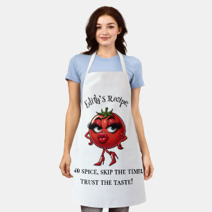 Add Spice, Skip the Timer Apron - Funny and Sassy 
