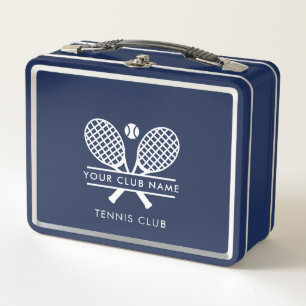 Add Tennis Club Nam Team Players Custom Metal Lunch Box