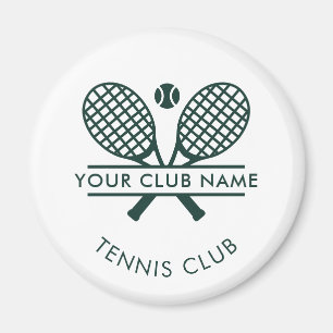 Add Tennis Club Name Team Players Custom Magnet