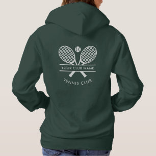Add Tennis Club Name Team Players Swag Custom Hoodie