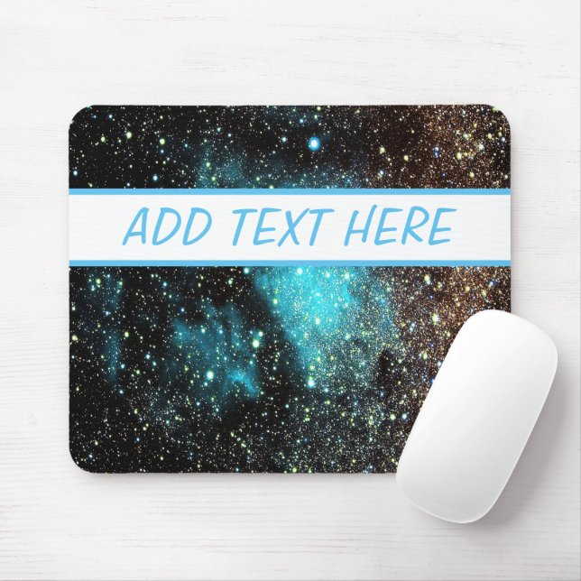 ADD TEXT/Custom Space Mouse Pad (With Mouse)