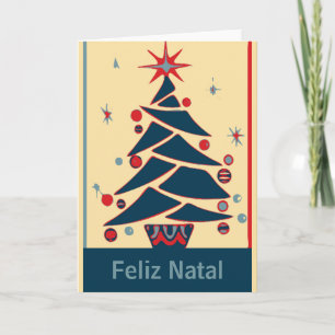 Add Text Holiday Card, feliz Natal Card