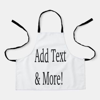 Add Text & More! Customise Your Own Personalised Apron