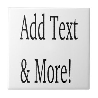 Add Text & More! Customise Your Own Personalised Ceramic Tile