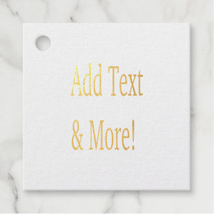 Add Text & More! Customise Your Own Personalised Favour Tags