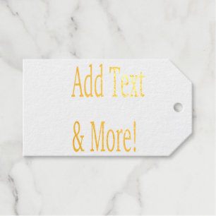 Add Text & More! Customise Your Own Personalised Gift Tags