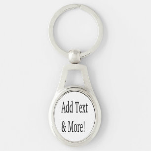 Add Text & More! Customise Your Own Personalised Key Ring