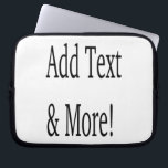 Add Text & More! Customise Your Own Personalised Laptop Sleeve<br><div class="desc">Customise with your own personalised designs,  quotes,  texts and more. Also choose from premade designs,  from many different categories as well.</div>