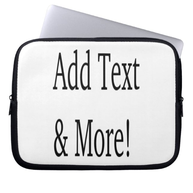 Add Text & More! Customise Your Own Personalised Laptop Sleeve (Front)