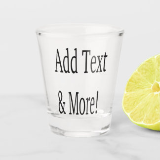 Add Text & More! Customise Your Own Personalised Shot Glass