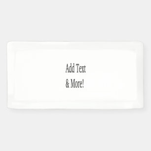 Add Text & More! Customize Your Own Personalized Banner