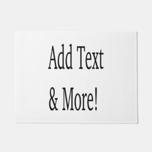 Add Text & More! Customize Your Own Personalized Doormat