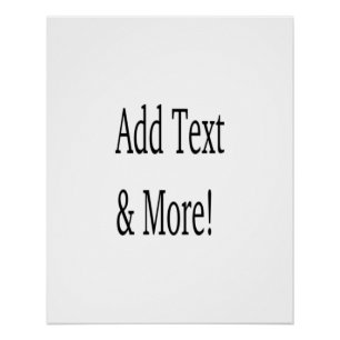 Add Text & More! Customize Your Own Personalized Poster