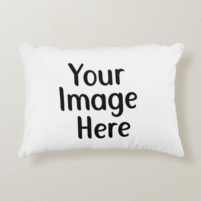 Add Text or Images: Personalised Decorative Cushion (Front)