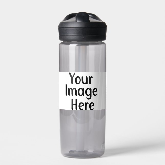 Add Text or Images: Personalised Water Bottle (Front)
