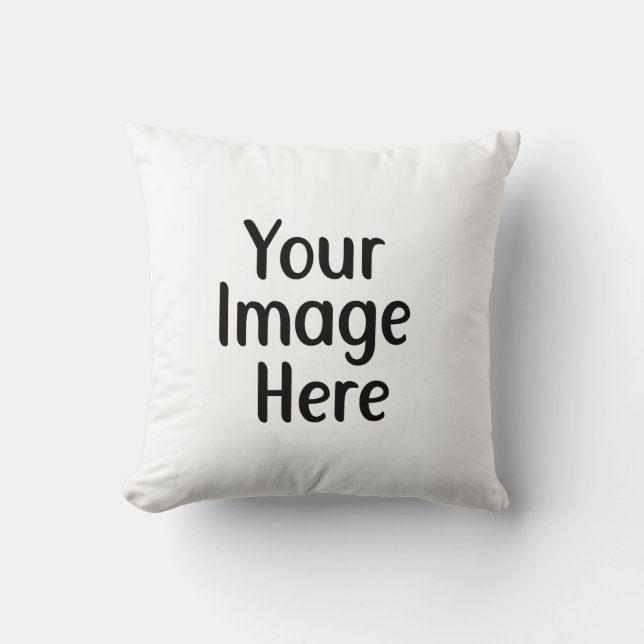 Add Text or Images: Personalized Cushion (Front)