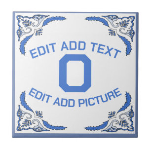 Add text Tile, Dutch Look, Personalise Ceramic Tile