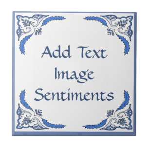 Add text Tile, Dutch Look, Personalise Tile